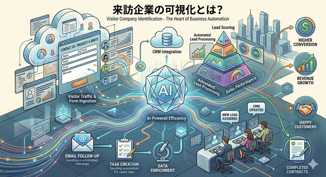 来訪企業の可視化とは？IPアドレス解析で訪問者の企業を特定する方法