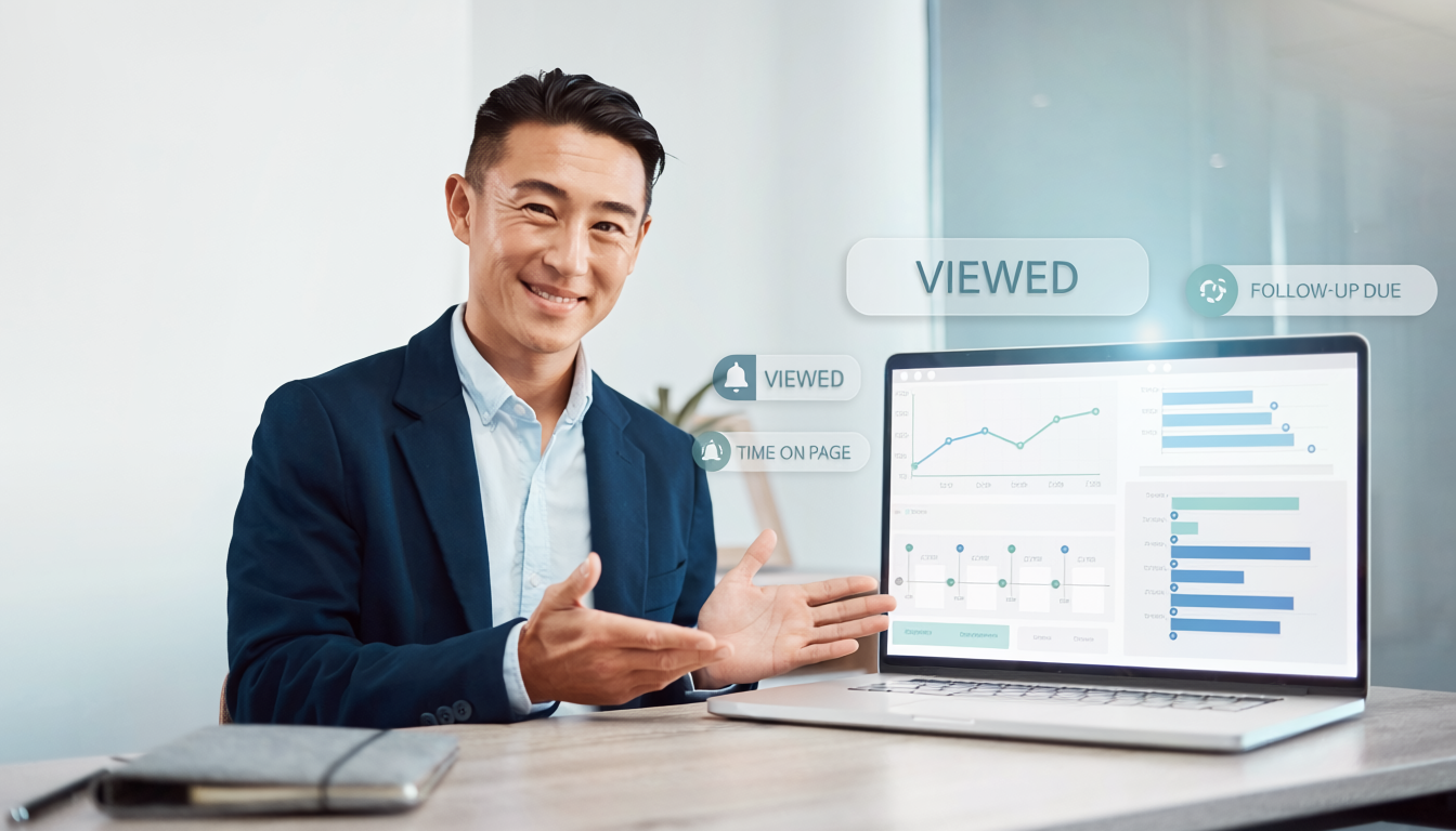 営業資料の閲覧追跡とは