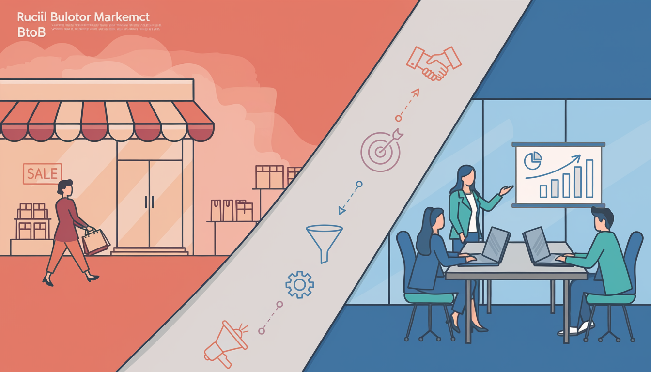 BtoBマーケティングとは？BtoCとの違いと効果的な施策